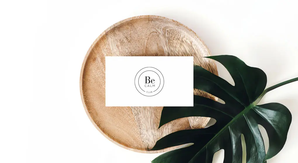 identidad visual be calm club