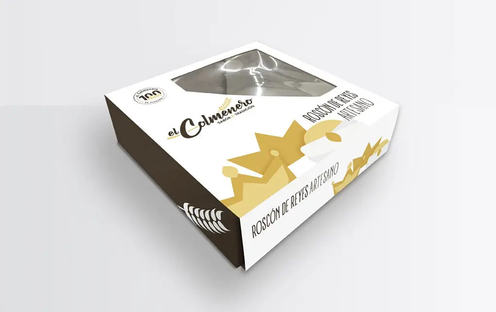 caja roscon el colmenero